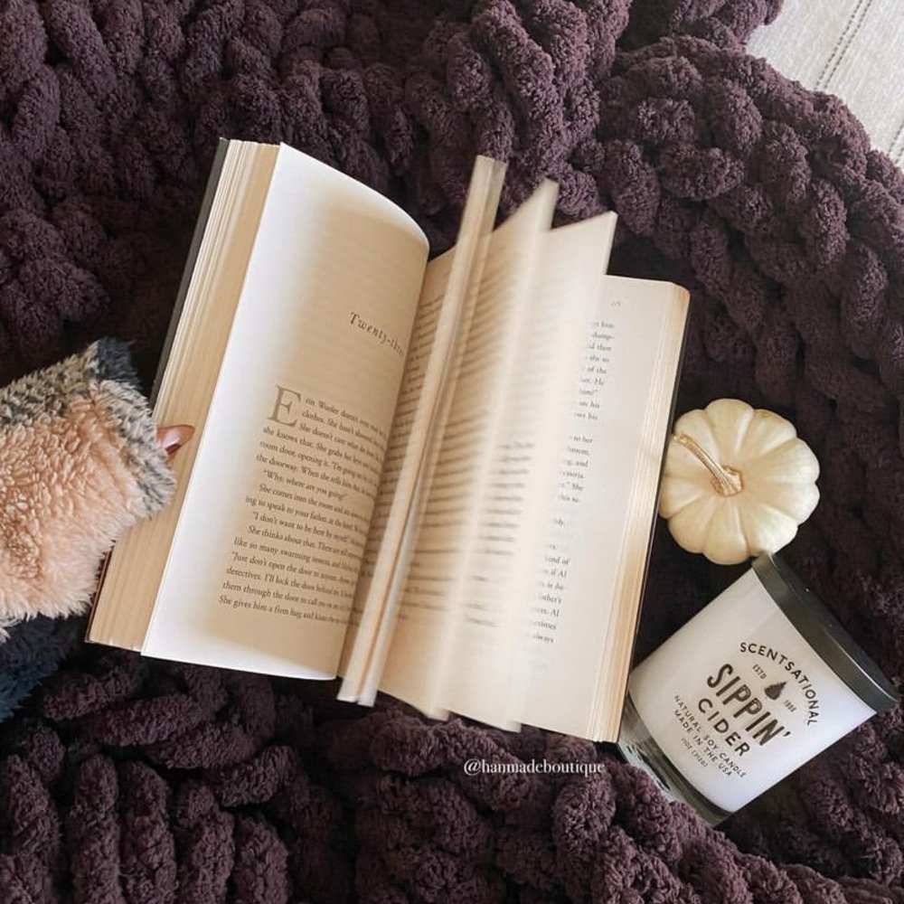 espresso chunky blanket!